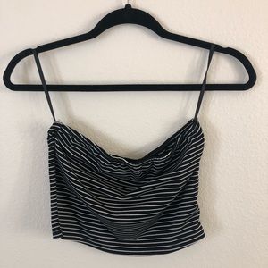 striped tube top
